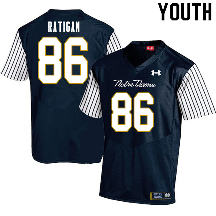 Youth #86 Conor Ratigan Notre Dame Fighting Irish College Football Jerseys Sale-Alternate
